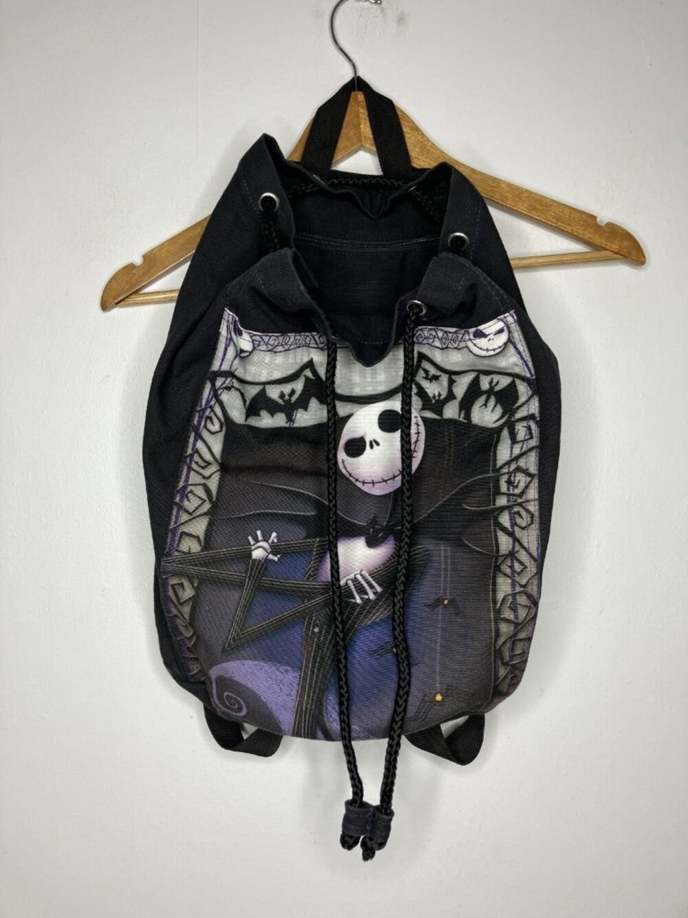 Disney Parks The Nightmare Before Christmas Jack Skellington Drawstring Backpack